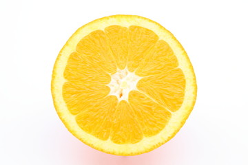 Half cut orange