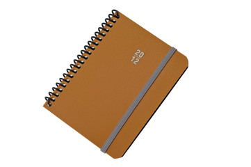 Closed Spiral notepad with path