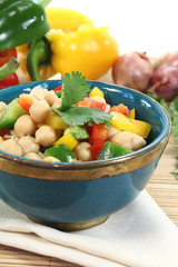 asiatischer Kichererbsensalat
