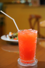 fruit red cocktail