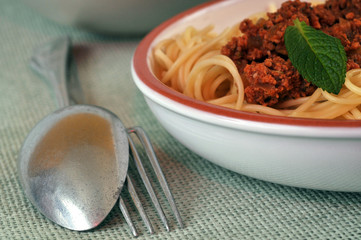 Spaghettis à la bolognaise