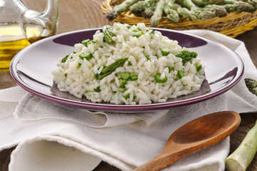 Risotto con asparagi
