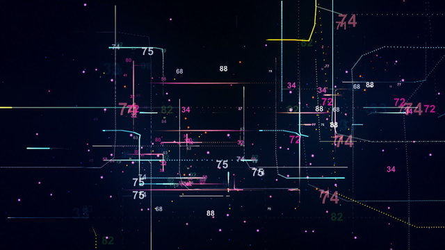 Digital numeric countdown wall 1