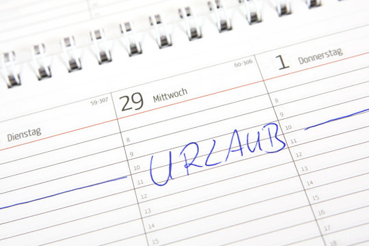 Kalender - Urlaub