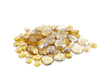 Glass pebbles