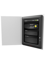 illustration of ebook reader device