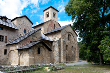 Fototapeta premium Abbey Notre-Dame de Boscodon. Near Crots, Hautes-Alpes. France