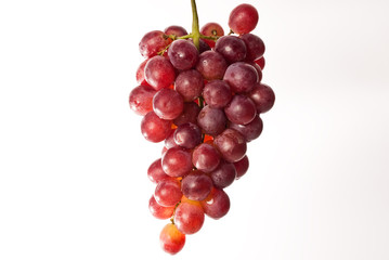 bunch of red grapes