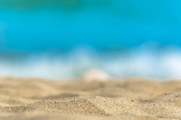 Obraz na płótnie Canvas Photo of sand and ocean