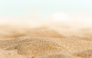 Closeup of some sand on the shore - obrazy, fototapety, plakaty