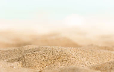Foto op Plexiglas Close-up van wat zand op de kust © Sved Oliver