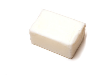 Beef dripping isolated on a white studio background.