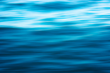 Beautiful blue water surface as a background texture