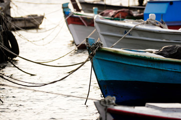 Obraz premium Fishing boats at the pier