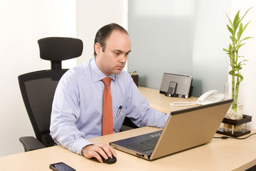 Businessman With Laptop