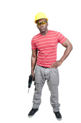 Black Man Construction Worker