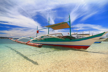 Obraz premium Traditional Philippines boat