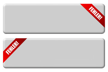 2 Button grau Band rot NEUTRAL FEHLER