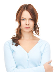 calm and friendly woman