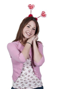 Valentines Day Heart Woman