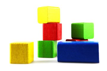 Wooden building blocks
