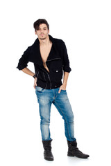 Fototapeta premium Handsome young man posing