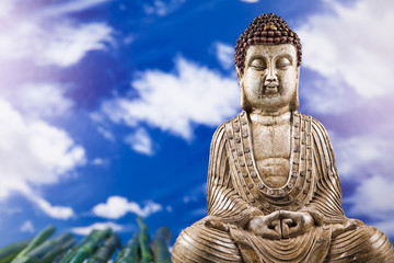 Fototapeta na wymiar Buddha in Conceptual zen