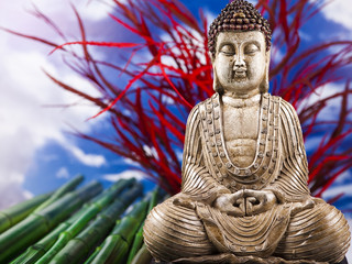 Obraz premium Buddha in Conceptual zen