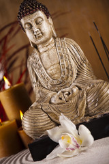 Buddha with candle