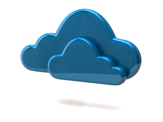 Blue cloud Icon