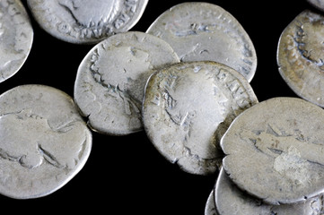 Fototapeta na wymiar Antique coins