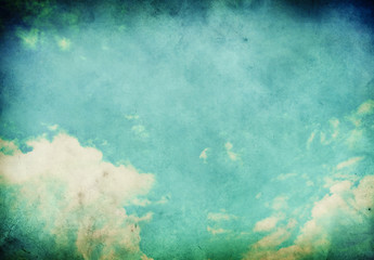 Obraz premium Grunge Landscape with clouds