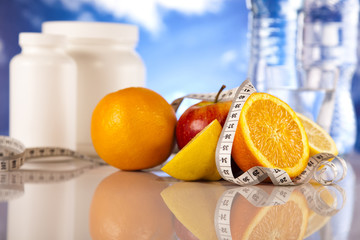 Healthy lifestyle concept, Diet and fitness