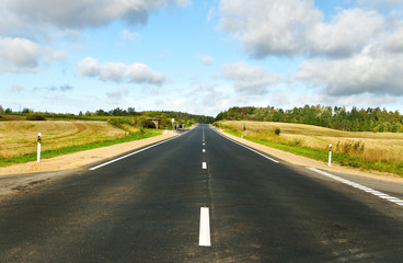 Asphalt road.