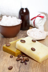 hand-made soap and spa salt