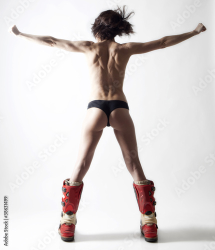 Donna nude con stivali pics 80