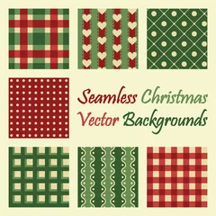 seamless christmas vector backgrounds 02 © picoStudio