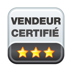 bouton : vendeur certifié