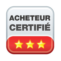bouton : acheteur certifié