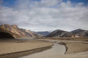 Mountain landscape , Landmannalaugar