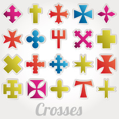 Set crosses vector