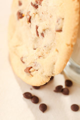 milk with cookie