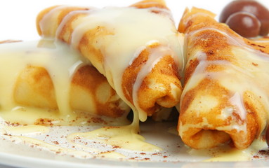 pancakes with cream