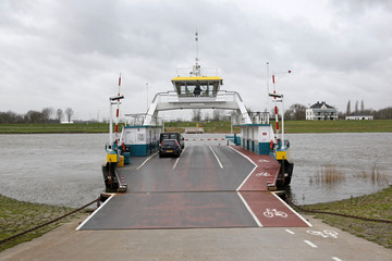 Waiting ferry near Wijk bij Duurstede