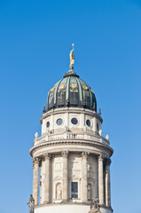 Fototapeta na wymiar The Franzosischer Dom at Berlin, Germany