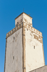 Obraz premium Defensive Tower on Medina Wall at Essaouira, Morocco