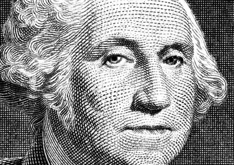 Portrait of president George Washington.