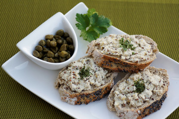 toast de rillettes de maquereau 6