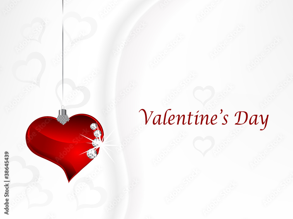 Wall mural valentine background