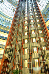 Lifts in a modern building